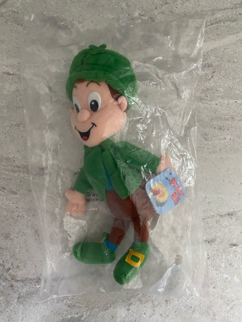 Lucky The Leprechaun Plush, General Mills Breakfast Pals 1998 NIP